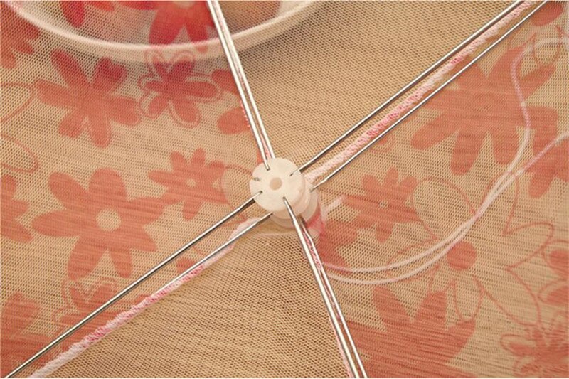 Folding Hood Cover Anti Flies Kitchen Polyester gauze Cooking Foods Covers Foldable Food Covers Encryption Dish Meal Food Cover