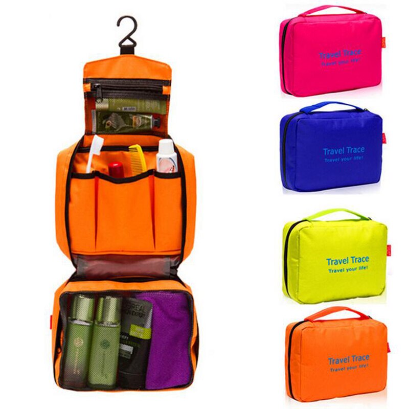 Grote Capaciteit Multicolors Opknoping Cosmetische Reizen Wassen Tassen Mannen Vrouwen Nylon Organisatoren Flodable Waterdichte FVC Kous Tassen