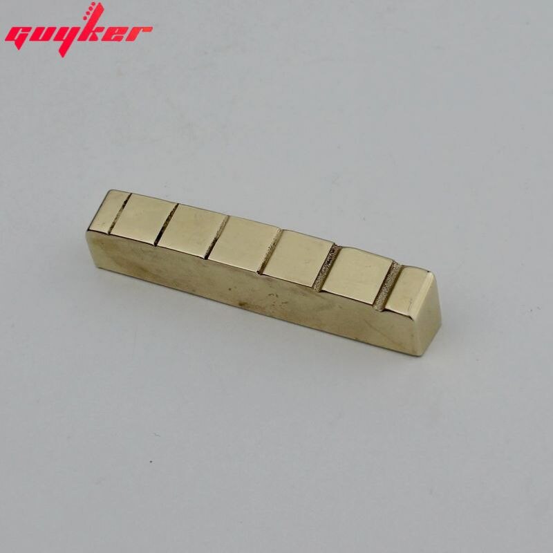 Solid Brass Slotted Guitar Nut 43mm For LP Guitars