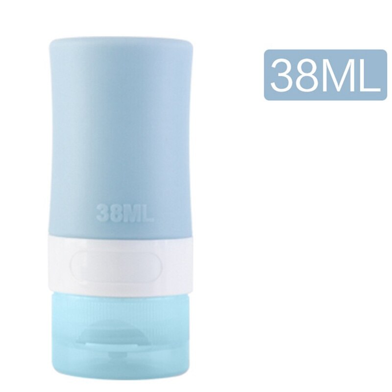 Silikonowe przenośne kobiety mężczyźni pakowanie na podróż butelka na balsam szampon wanna pojemnik na kosmetyki torba: BL1 38ml