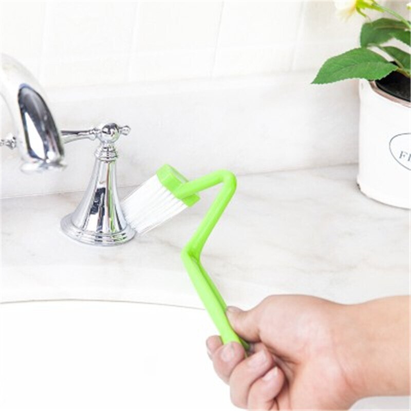 Toilet Cleaning Brush Toilet Brush Scrubber Curved Clean Side Bending Handle Corner Brush toilet brush