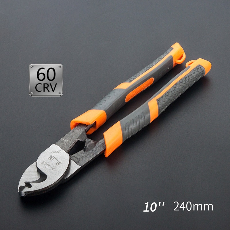 Elektriker kabel tang manuell wire stripper solid wire tang skarp kabel kutter krymping stripping verktøy tang