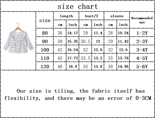 Camisetas de manga larga con estampado de flores para bebés y niñas pequeñas, blusas bonitas para niñas, ropa para niñas de 1 a 6 años