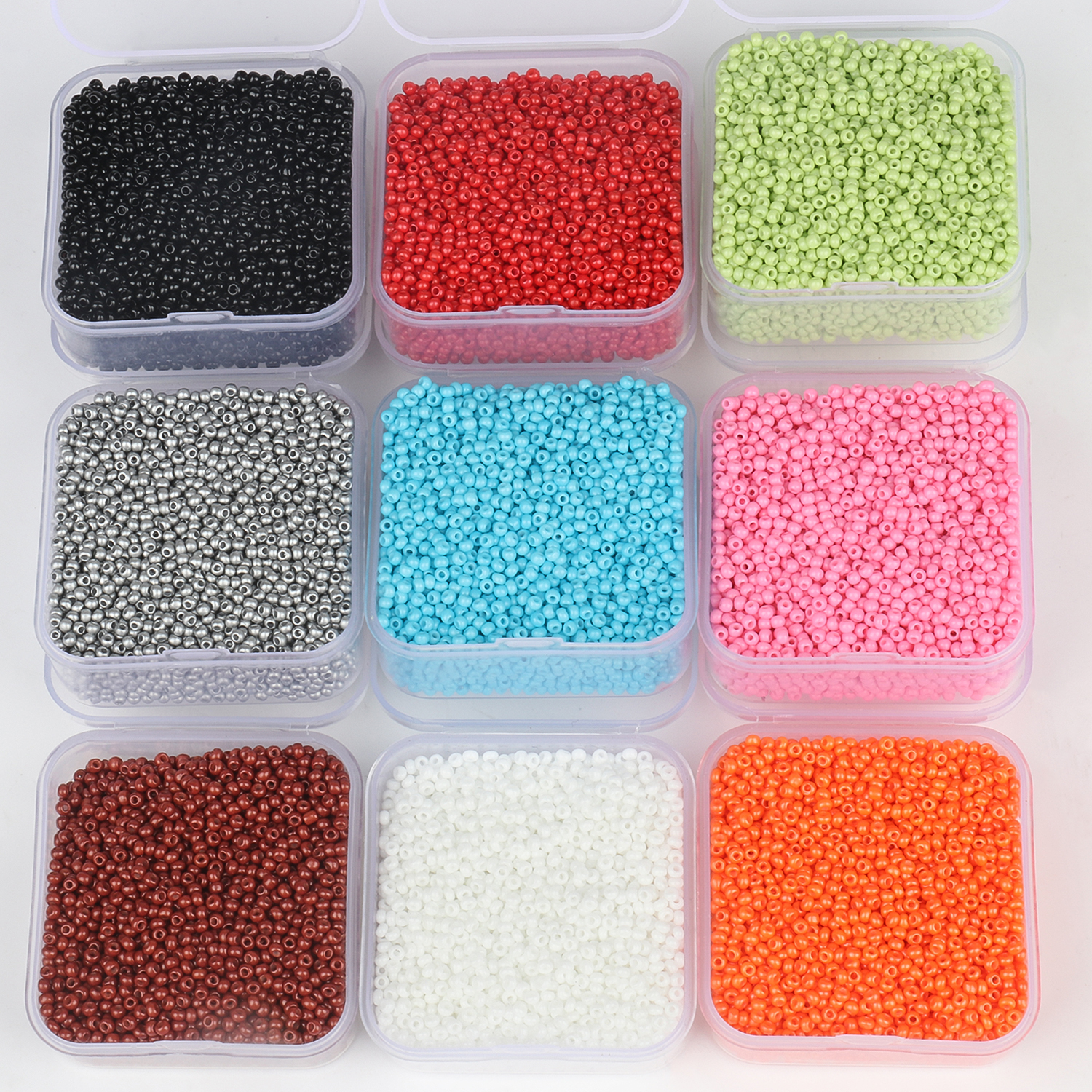 4000 pièces/boîte 2mm breloque perles de rocaille en verre tchèque entretoise perles en vrac pour Bracelet fait à la main collier fabrication de bijoux résultats fournitures