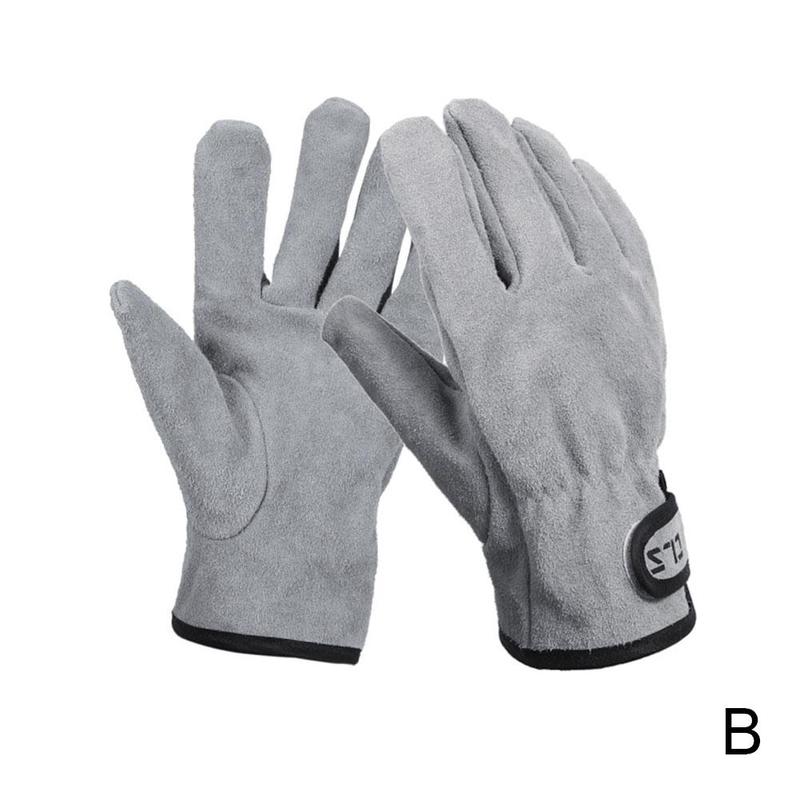 Gants de Barbecue pour pique-nique en plein air, 1 paire, épais, résistant à l'usure, isolation thermique, pour le jardinage et le Camping: B