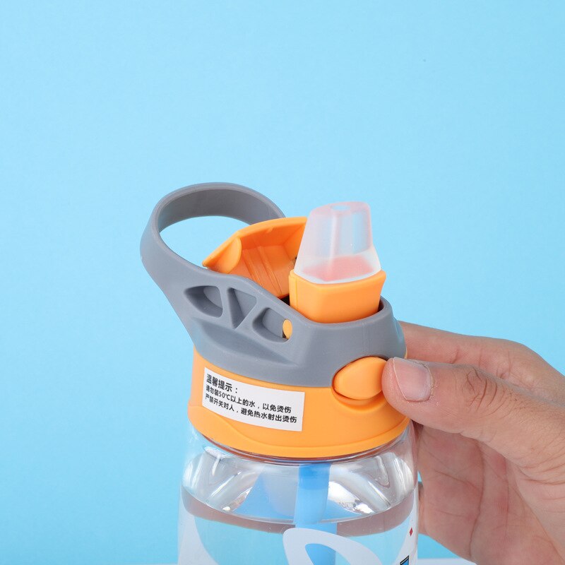 480ml novo estilo criativo crianças copo sippy estudantes shatter-resistente ao ar livre portátil pote de água copos de alimentação do bebê