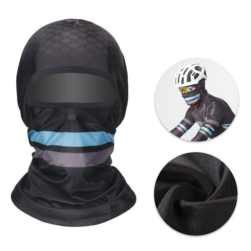 Hijab Verbazingwekkende Magische Sjaal Riding Hood Masker Cs Hoofddeksels Bike Sjaal Gezichtsmasker: Black