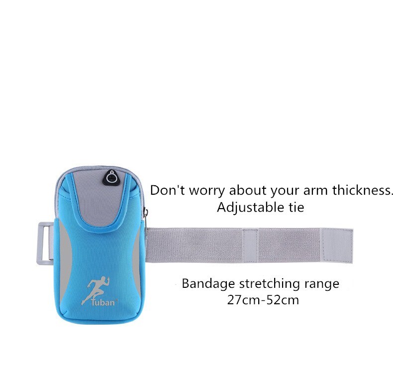 Running teléfono móvil deportes bolsa de brazo bolsas de gimnasio al aire libre masculino conjunto de brazo equipo de fitness bolsa de muñeca banda de brazo bolsa de deporte