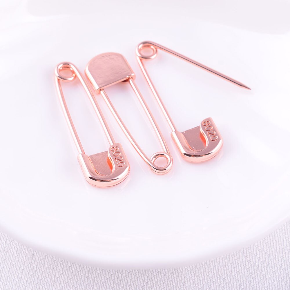 Épingles de sûreté dorées pour vêtements, petite épingle de sécurité Kilt, épingles de Bar en métal, jupe Kilt, couverture, écharpe, broche, épingles de sécurité, fournitures de couture: rose gold