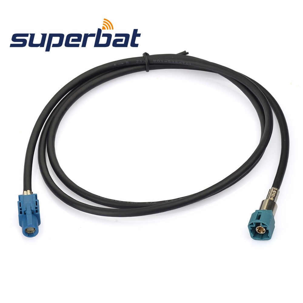 Superbat HSD LVDS Dacar 535 Cable Connector Z Code Straight Jack to Z (Water Blue/5021) Code Straight Pulg 120cm