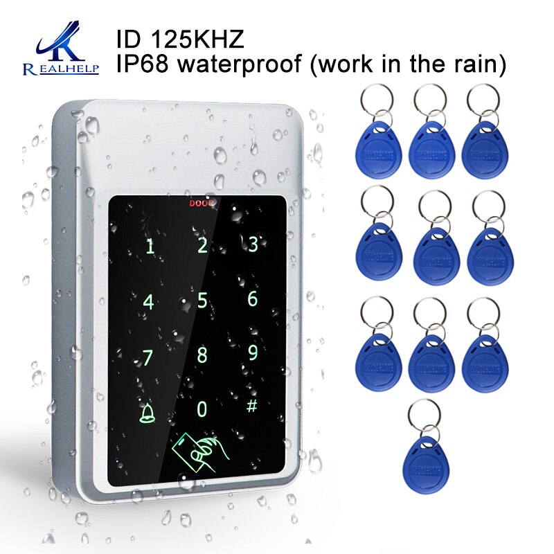 13.56MHZ IC Card Access Controller PIN Door Access Control System Entry Controller Touch Keypad Proximity Access Readers: Type 6