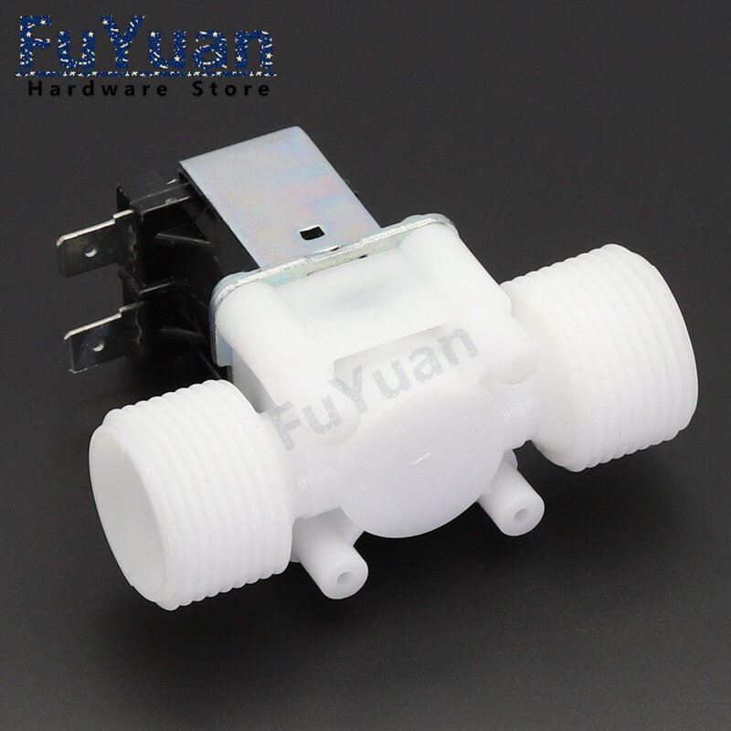 Válvula Solenoide de plástico de 3/4 pulgadas, dispensador magnético de lavadora, interruptor de controlador de presión neumática de agua, 12V, 24V, 220V, PP N/C