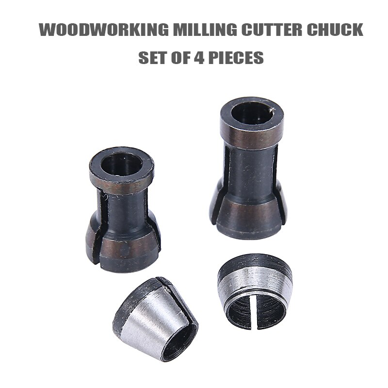 6MM/6.35MM/8MM Hole Diameter Milling Cutter Collet Chuck Engraving Trimming Milling Cutters For Wood Router Bits Woodworking