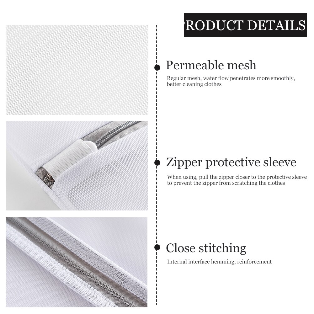 A/B/C/D Mesh Laundry Bag Polyester Laundry Wash Bags Coarse Net Laundry Basket Laundry Bags for Washing Machines Mesh Bra Bag