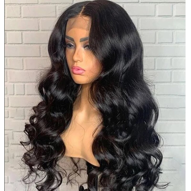Svipwig Body Wave Lace Front Wig Natural Hairline Soft Synthetic Hair Wigs Heat Resistant Fiber Hair High Density Daily Wigs