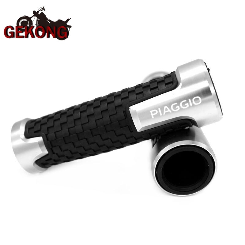 7/8&#39;&#39; 22mm Handle ends Grips Bar Hand Handlebar For For Vespa Piaggio MP3 500 300 BYQ FLY Medley150 ZIP50 Liberty 150s 125: Silver