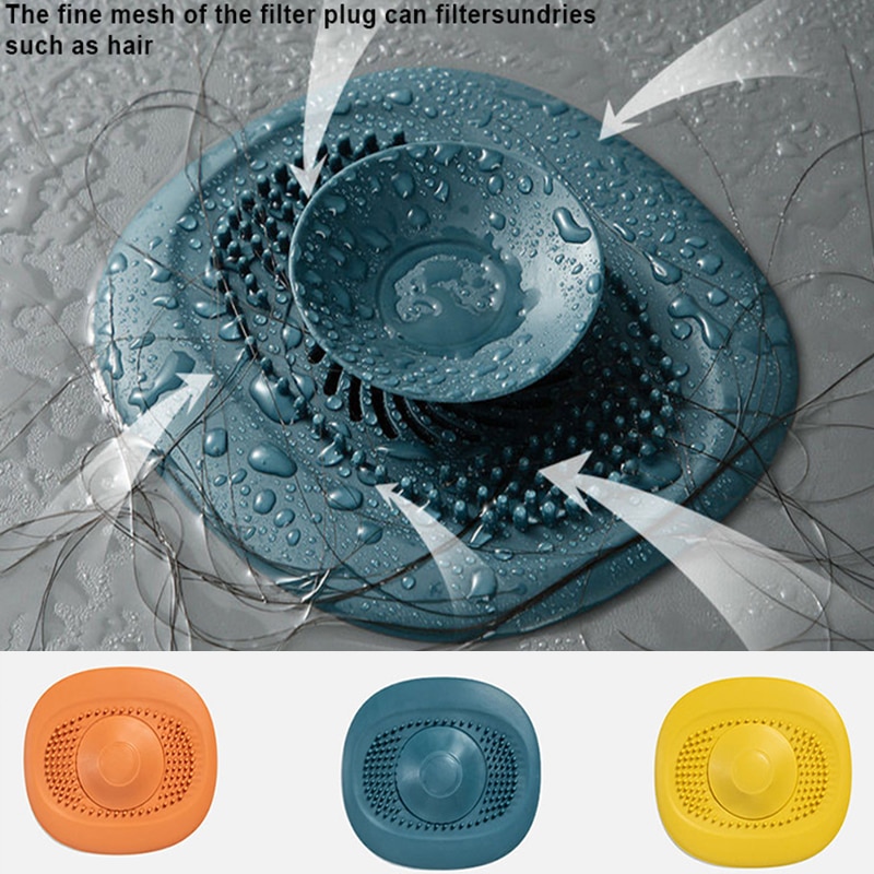 Haar Stopper Plug Val Douche Afvoerputje Covers Gootsteenzeefje Filter Anti-Blocking Badkamer Wastafel Afvoer Haar Catcher