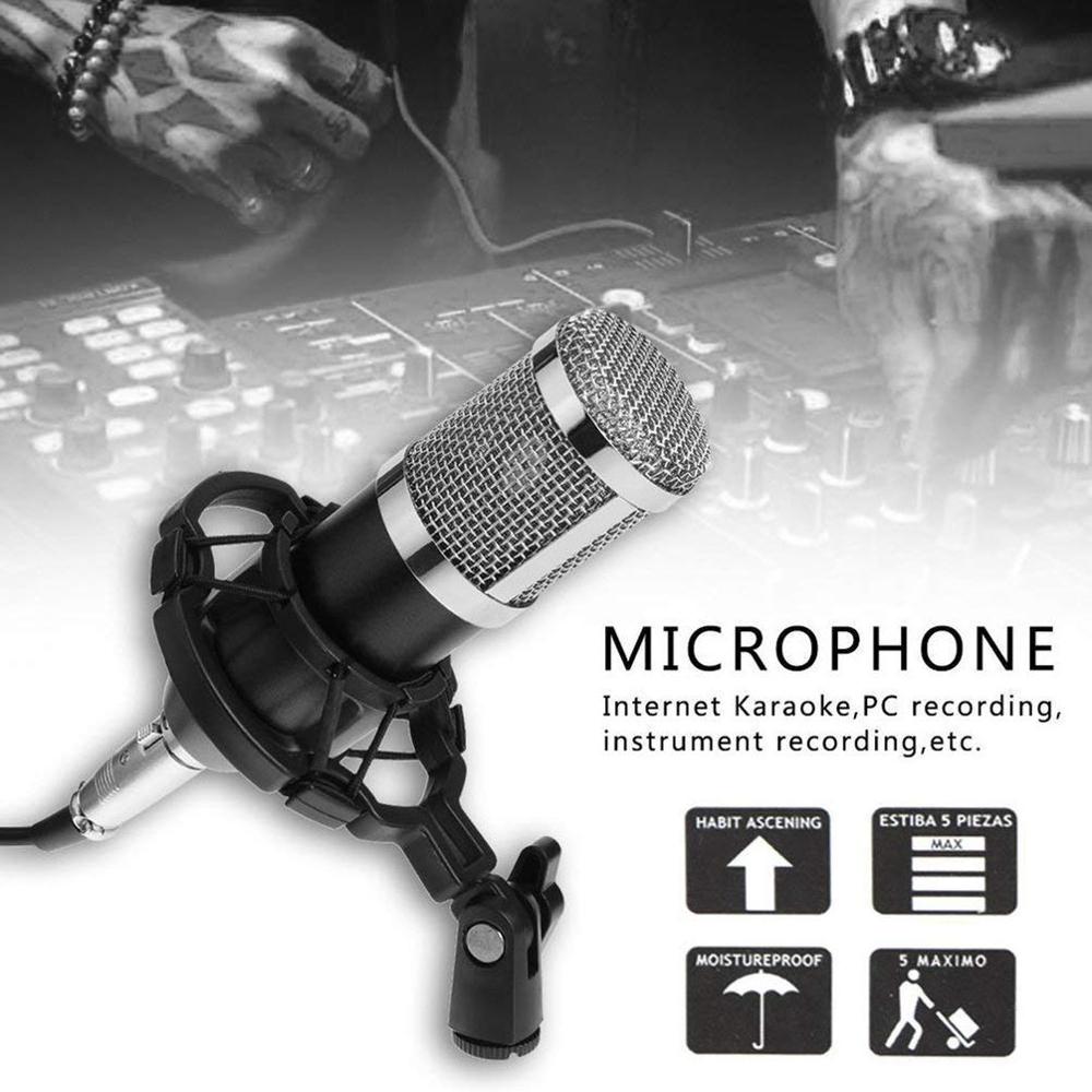 BM 800 Studio Microphone Cardioid Voice Recording Studio Podcast Karaoke Mic Kit BM800 Condenser Microphone