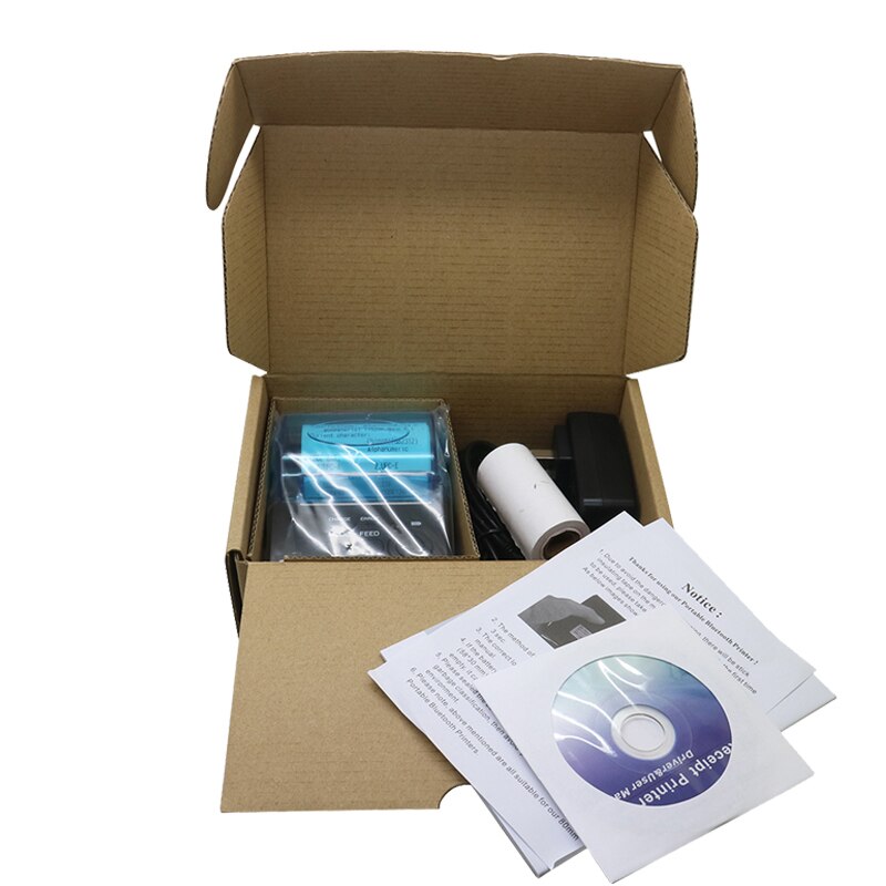 Mini portable pos thermal receipt printer 58mm android bluetooth direct thermal printing machine for mobile office HS-590A