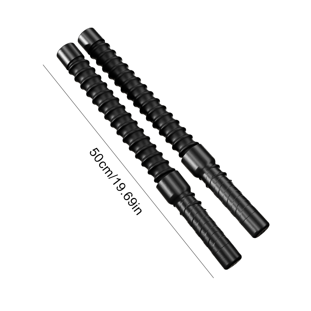 1/2Pair Strength Training Bar Non Slip Hand Gripper Flexible Spring Arm Strength Expander Bicep Tricep Strengthener For Home Gym