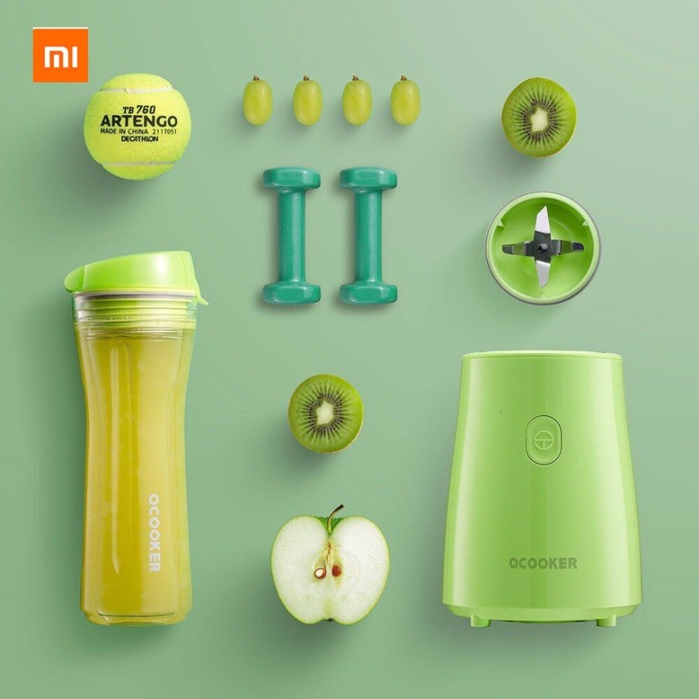 Xiaomi mijia ocooker bærbar juicer rustfrit stål frugt grøntsag mini madlavning appelsinjuice maskine blender foodprocessor