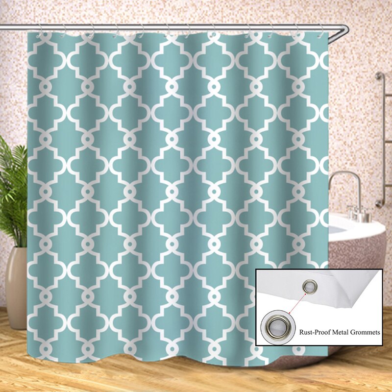 Wasserdicht Dusche Vorhänge für Schlecht Heimat Dekor Polyester Stoff Dusche Vorhänge Geometrische aufbringen Multi-größe Dusche Vorhänge