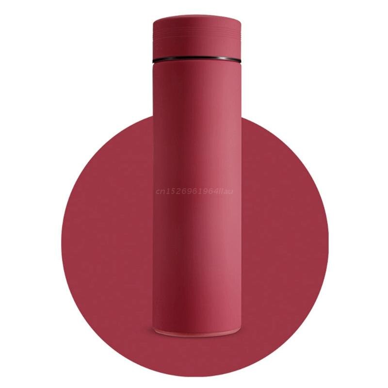 Termo inteligente de acero inoxidable con pantalla de temperatura, botella de viaje para viaje, sopa, café, termo, botella de agua