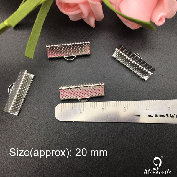 Flache Quaste top Perlen Kappe Legierung Ende Spitze Kappe Kappe Kabel Cap Quasten topper, Die DIY Handgemachten handwerk quasten AlinaCraft: Sliver Diameter 20mm