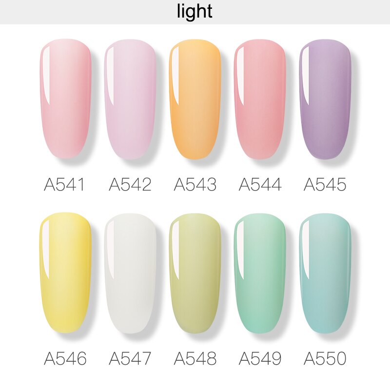 7Ml Soak Off Nail Gel Polish Set Glow In Dark Fluorescent Neon Lichtgevende Voor Nail Art Met Uv/Led Lamp