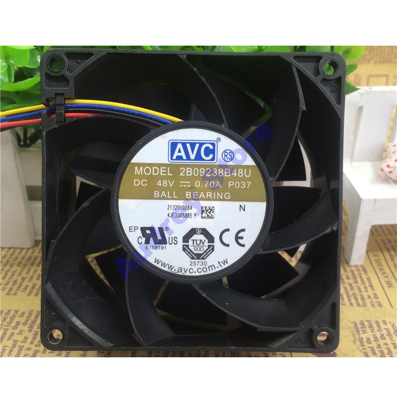 AVC 2B09238B48U DC48v 0.7A High Rotating Speed Axial Cooling Fan - Foto 9
