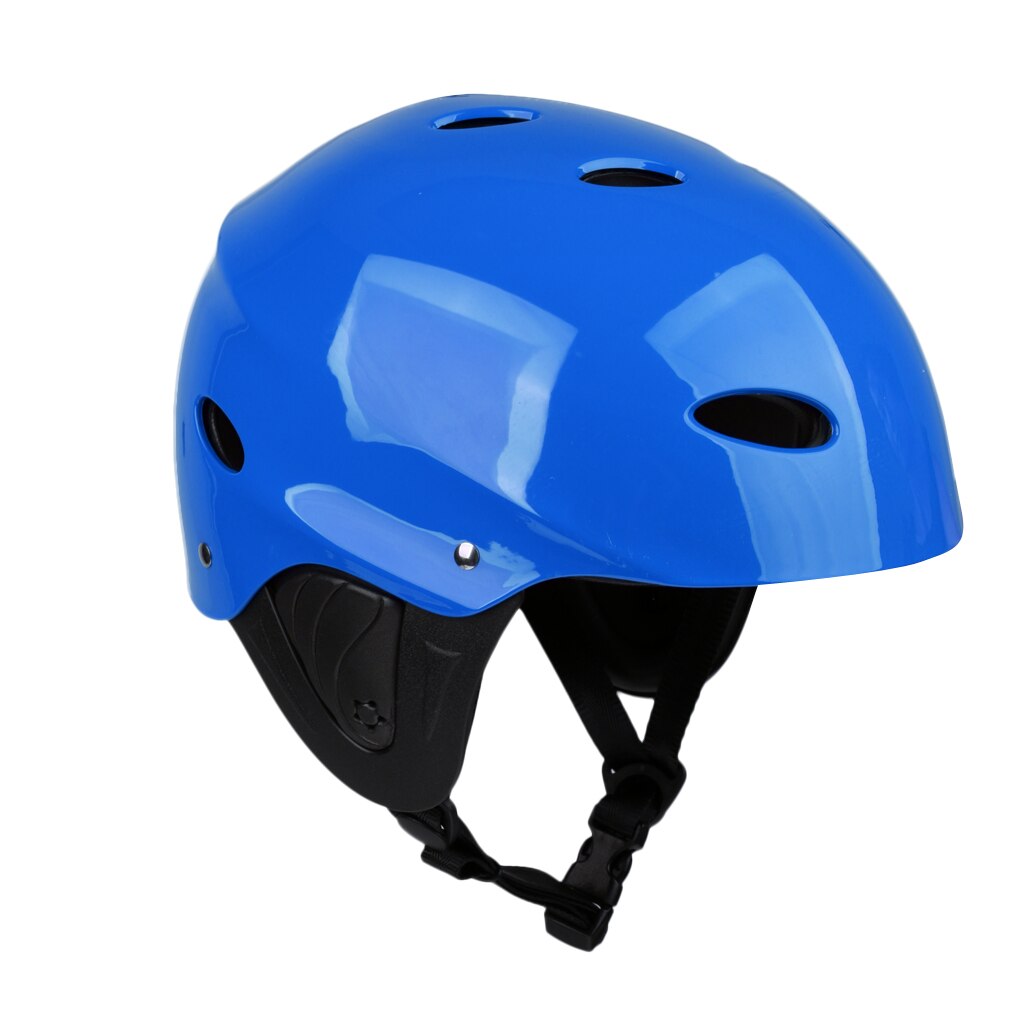 Men Adult Kids Water Sports Safety Helmet Kayak Canoe Skating Bicycle Surf Board Hard Cap Safety Rescue Protective Guard Gear: Blue