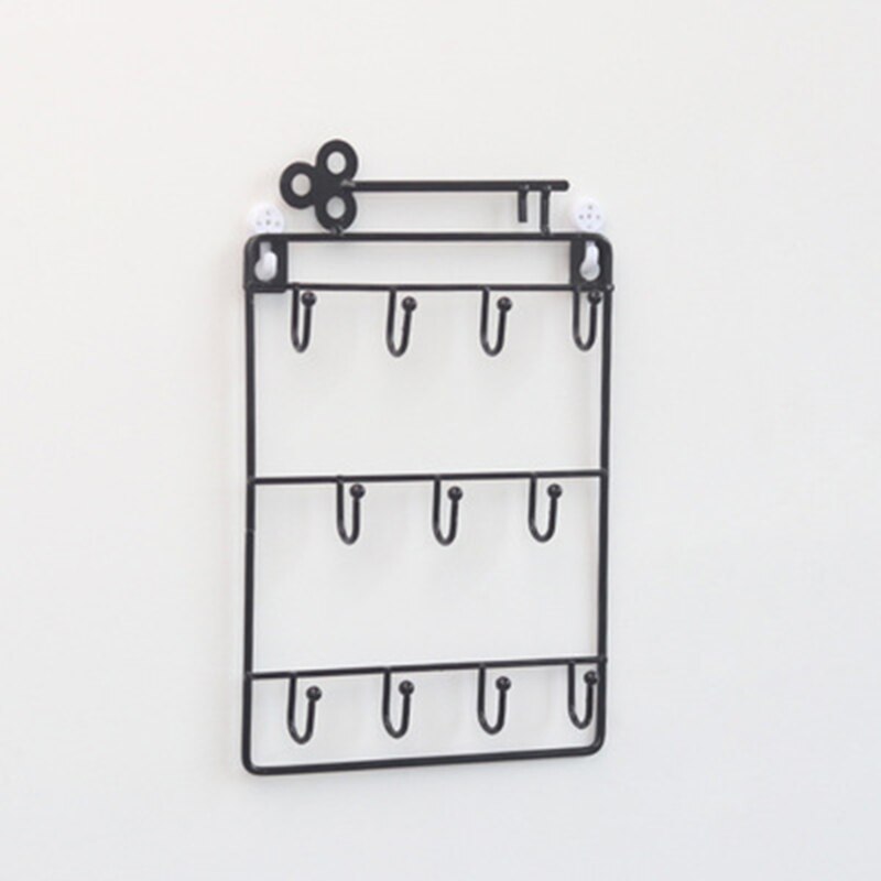 Ganchos criativos sundries rack de armazenamento decoração da parede do agregado familiar pendurado prateleira chave cabide porta decoração hookss arte artesanato