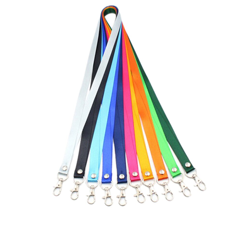Correa de cuello para llaves, cordón para colgar tarjetas de identificación, nombre, insignia, teléfono móvil, DIY, 1 ud.