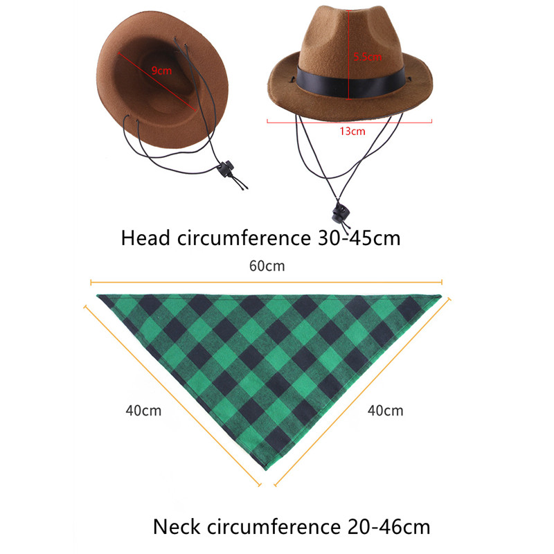 perros accesorios Sombrero de mascota divertido para perro y gato, sombrero de vaquero occidental, accesorio de foto Universal para perro, gorra para Halloween, Navidad, callejera, accesorios para mascotas