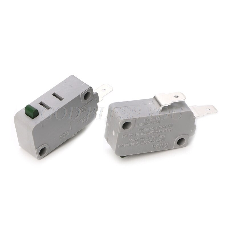 2Pcs KW3A Microwave Oven Door Micro Switch 125V/250V 16A Normally Open Switch