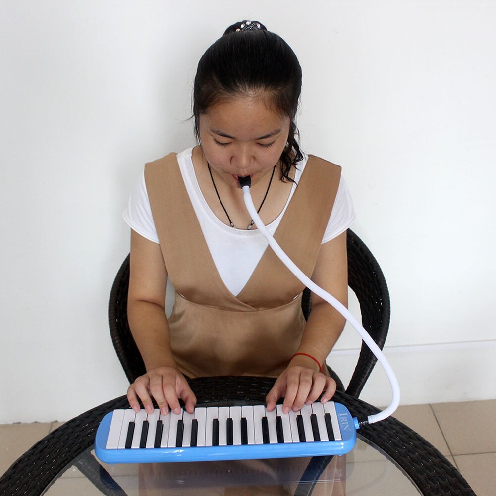 32 clés mélodica avec sac de transport Instrument de musique pour les amateurs de musique débutants exécution exquise étui de transport de luxe