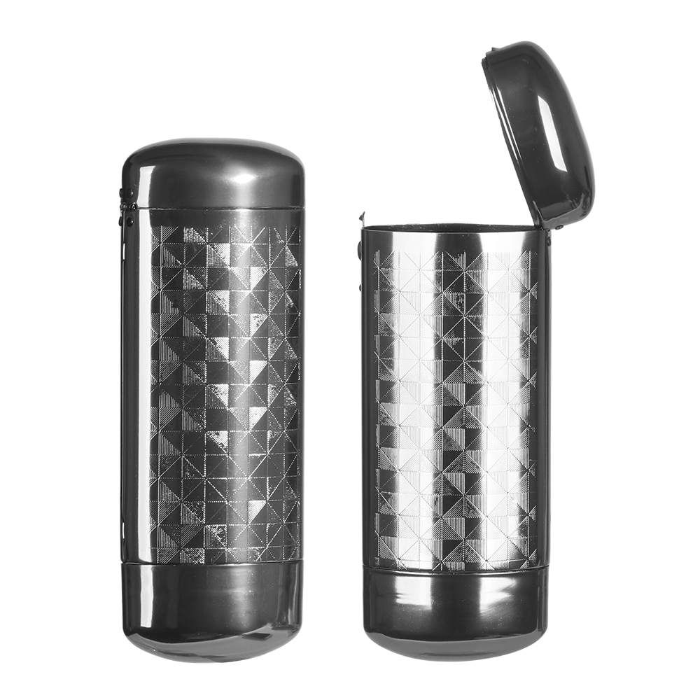 1PC Hard Metal Aluminum Lattice Glasses Case Capsule Flip Top Eyeglasses Box Protector Storage Tools Eyewear Accessories