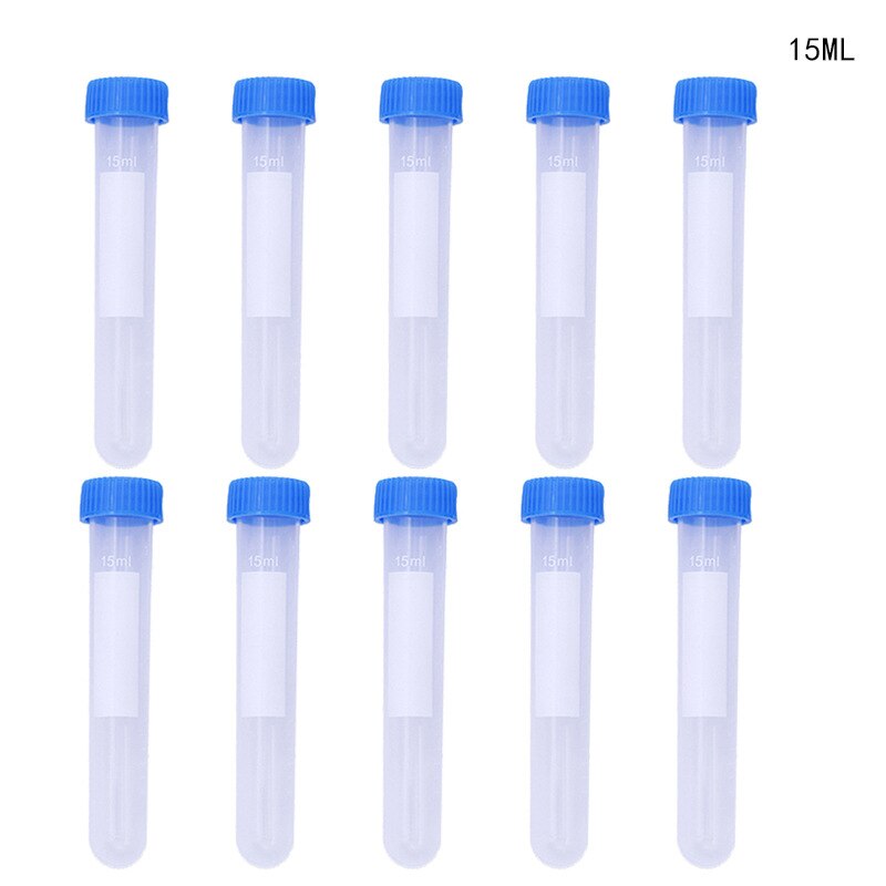 10x Transparent Knitting Sewing Felting Needle Plastic Bottle Storage Container: C 15ML