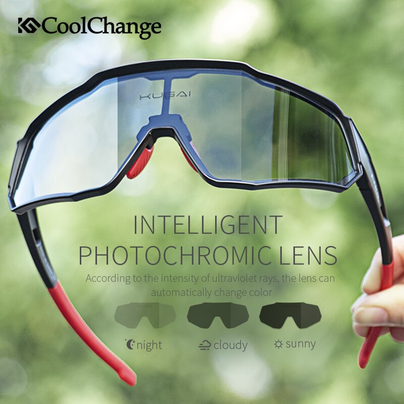 CoolChange Photochrome Radfahren Gläser Laufen Ich bin Freien Sport MTB Fahrrad Sonnenbrille UV400 Männer Frauen Straße Fahrrad Brille Brillen