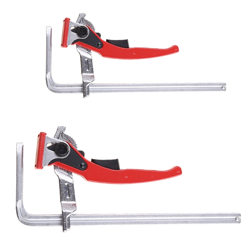 Featured Quick Release Table Clamp Ratcheting Table Clamp 7.9”/6.3” Inch Woodwork Clamp Bench Clamp Carpenter Table Vise