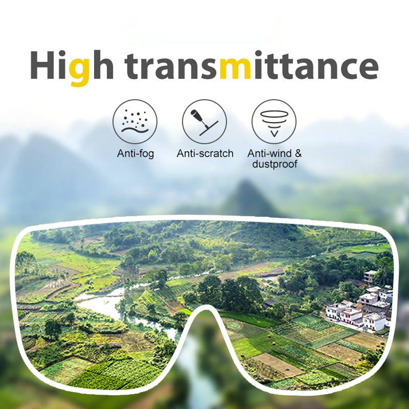 1/3/6Pcs Full Enclosed Goggles Protective Safety Glasses Anti Dust Eye Windproof Anti Dust Goggles Cycling Riding Welding Goggle