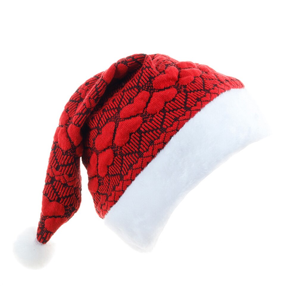 Kerst Hoed Pluche Cap Xmas Party Props Kerstman Hoed Zachte Warme Muts Kerstcadeaus Noel Navidad Jaar hoeden 41x30cm