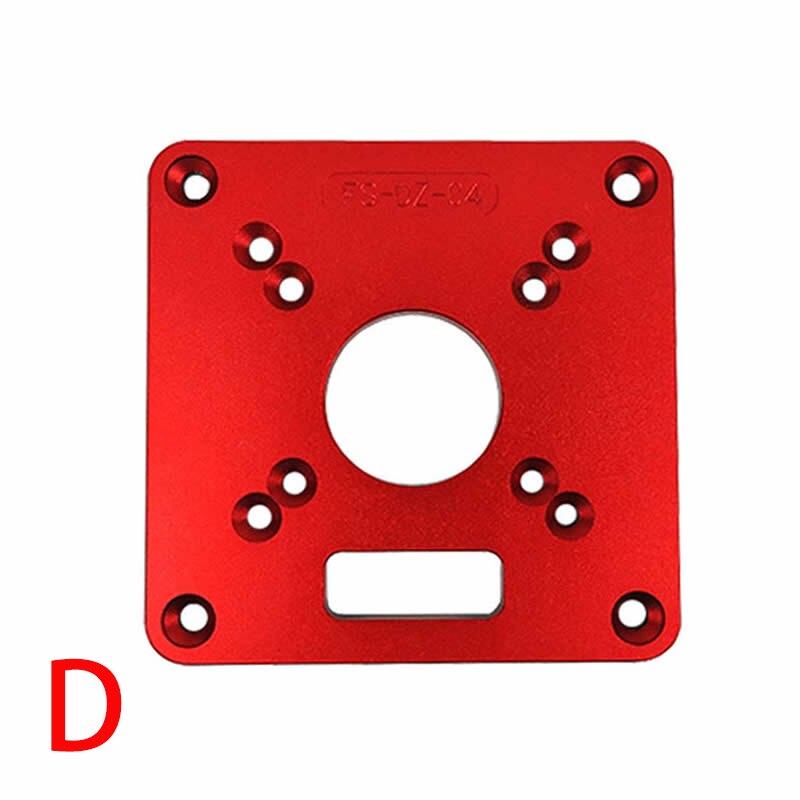 Aluminium Platte für Router Holzbearbeitungswerkbank Hobel Arbeit Bänke Tischlerei Werkzeug Zimmerei Multifunktionale Werkzeuge: Produkt D