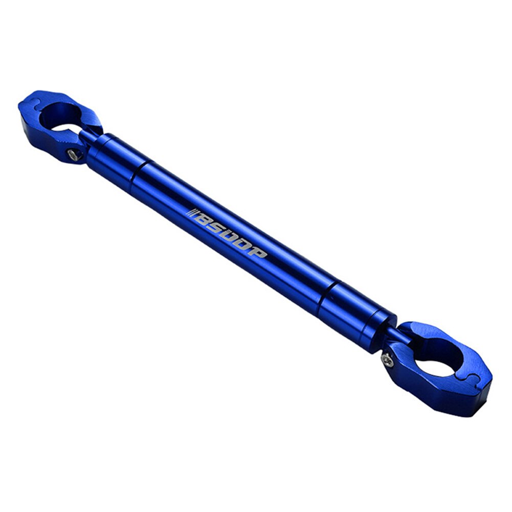 Adjustable Aluminum Alloy Motorcycle Strength Handlebar Balance Crossbar: Blue