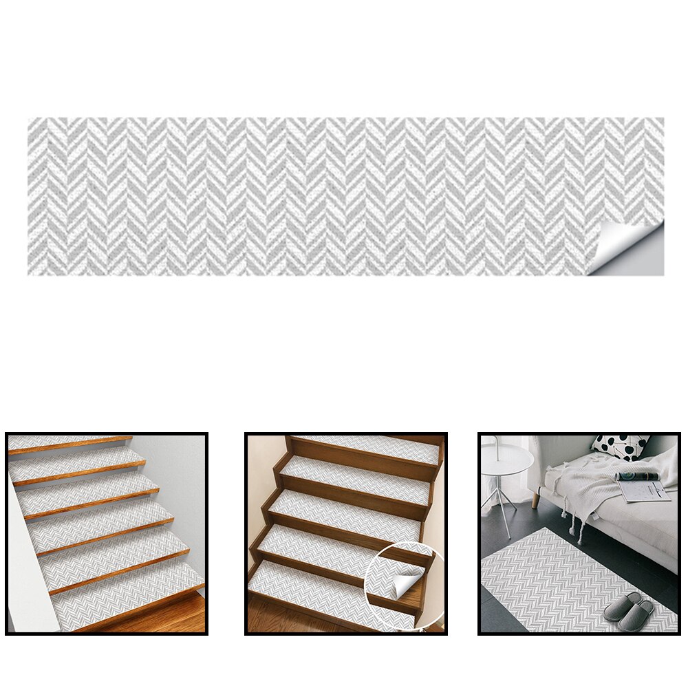 Escalier autocollant PVC étanche cuisine papier peint chambre auto-adhésif amovible ménage ornement autocollant: A19