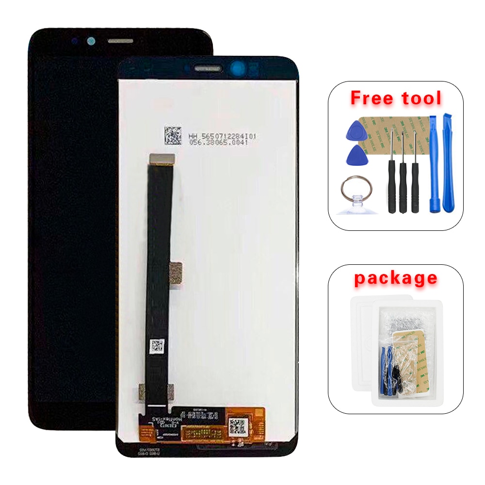 Pantalla LCD de 5,7 pulgadas para Lenovo S5 K520, con pantalla táctil de cristal, Sensor de montaje y Marco