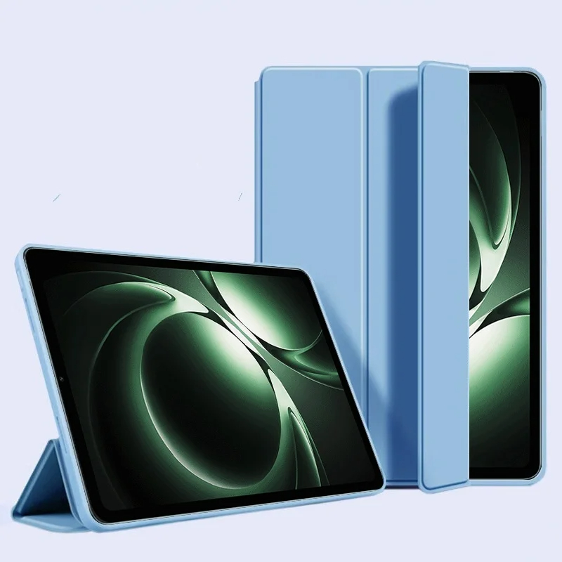 For Xiaomi Redmi Pad 2 Pro Case 12.1inch Magnetic Flip Cover Tri-Fold Stand PU Back Cover Tablet Cases Auto Sleep/Wake
