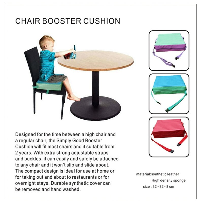 Kinderen Kinderstoel Seat Booster Peuter Voeden Zitkussen Kids Stoel Verhoogd Pad Voor Eettafel