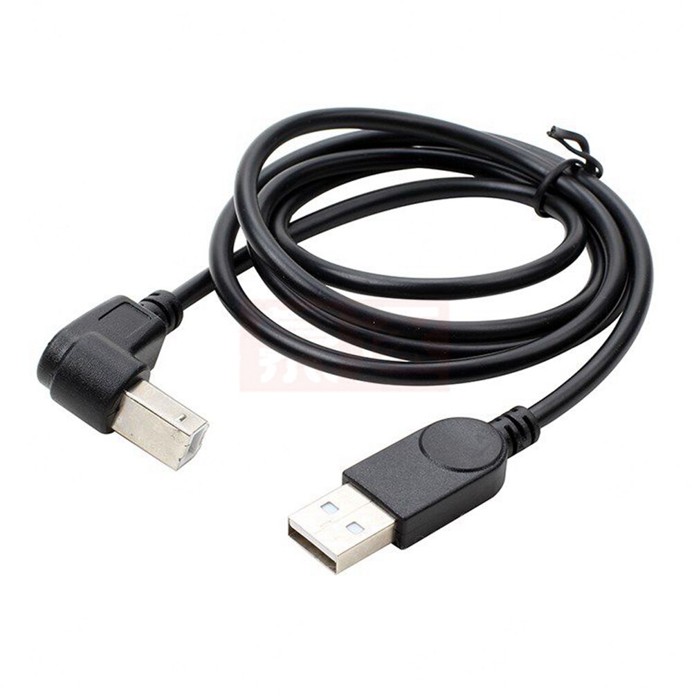 Usb 2.0 a han til usb b han type b bm op&amp;ned&amp;højre &amp; venstre vinkel printer scanner 90 graders kabel 100cm 150cm bm vinklet c