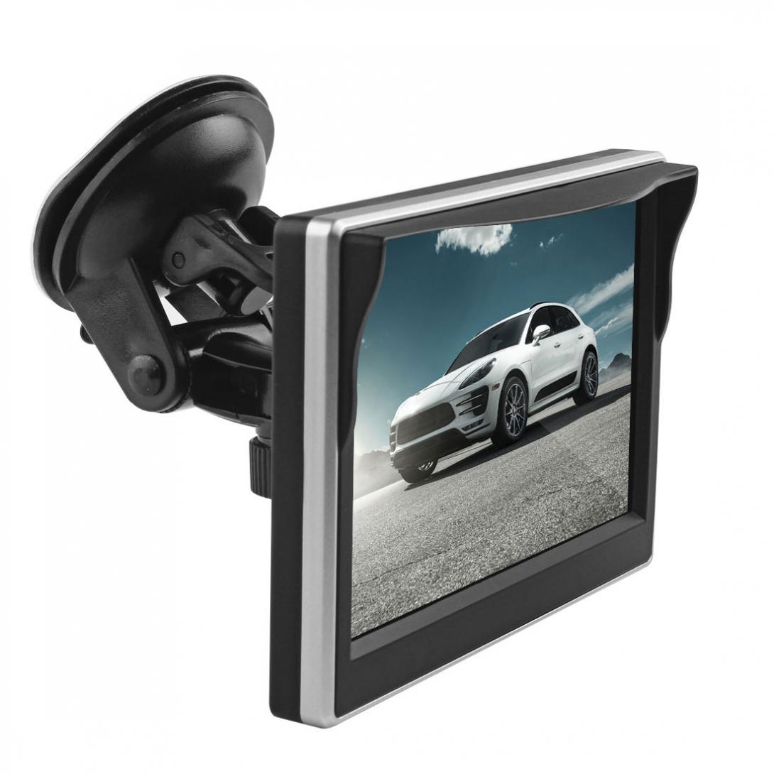 5 Inch Tft Lcd Car Rear View Monitor 480X272 Hd Digitale Kleur Auto Achteruitkijkspiegel Reverse Monitor Ondersteuning vcd Dvd Gps Camera